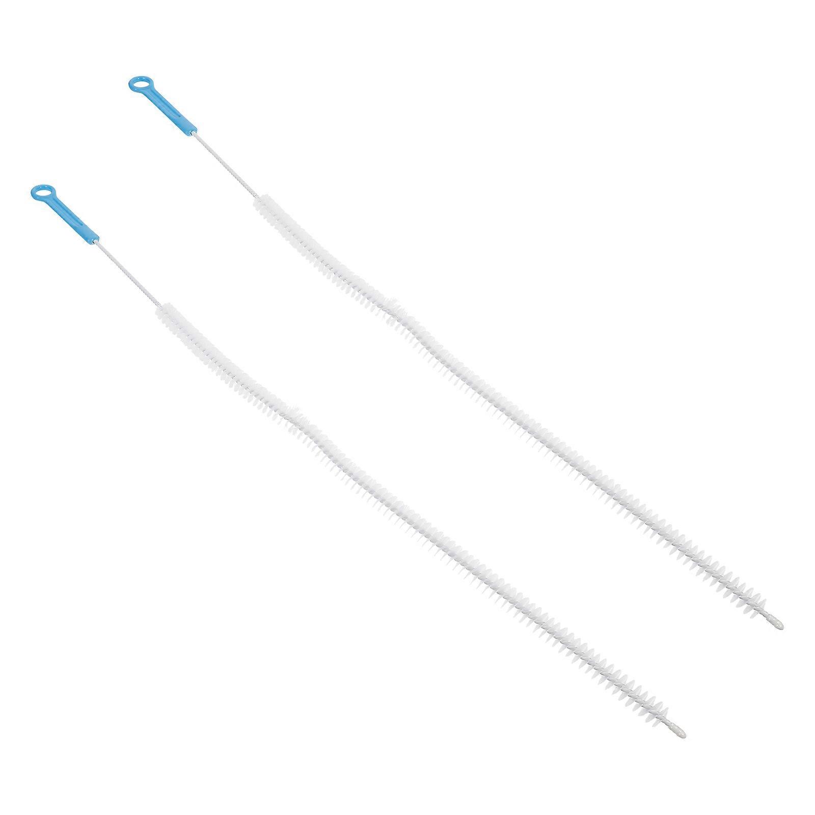 Drain Cleaning Brush 2Pcs Blockage Removal Tool Bendable Design For Bathroom Drain Cleaning 71X1.50X1.50CM