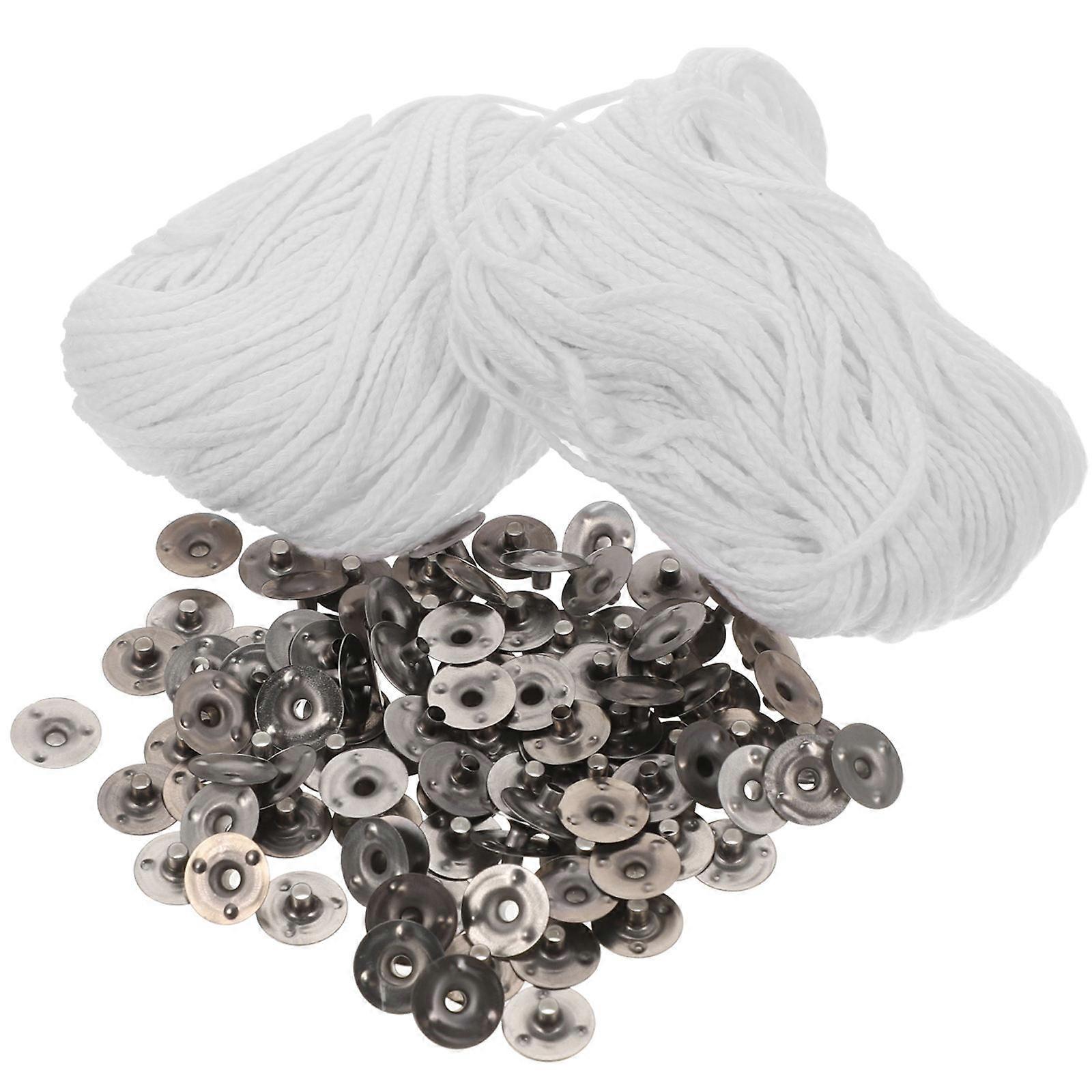 Trimable Candle Wicks For Oil Lamps And Candle Making For Festivals Assorted Color 1 Set