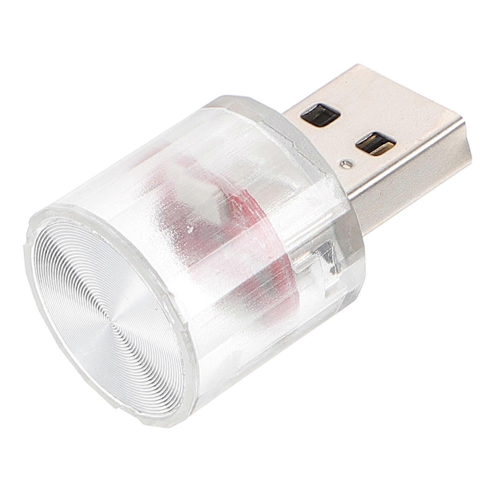 Red USB Car Interior Lamp for Decoration with High Brightness and Compact Size Small and Lightweight