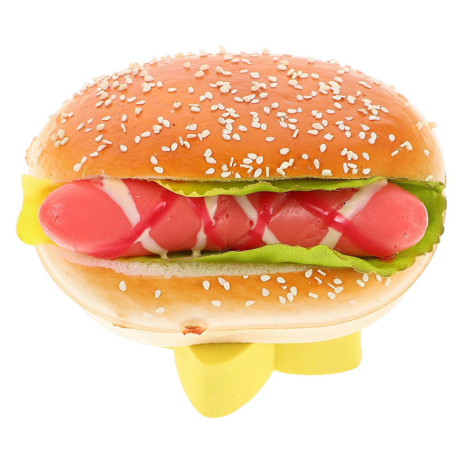 Multi Color Plastic Car Antenna Burger Decor Unique Realistic Design for Car Use Fits All Vehicles