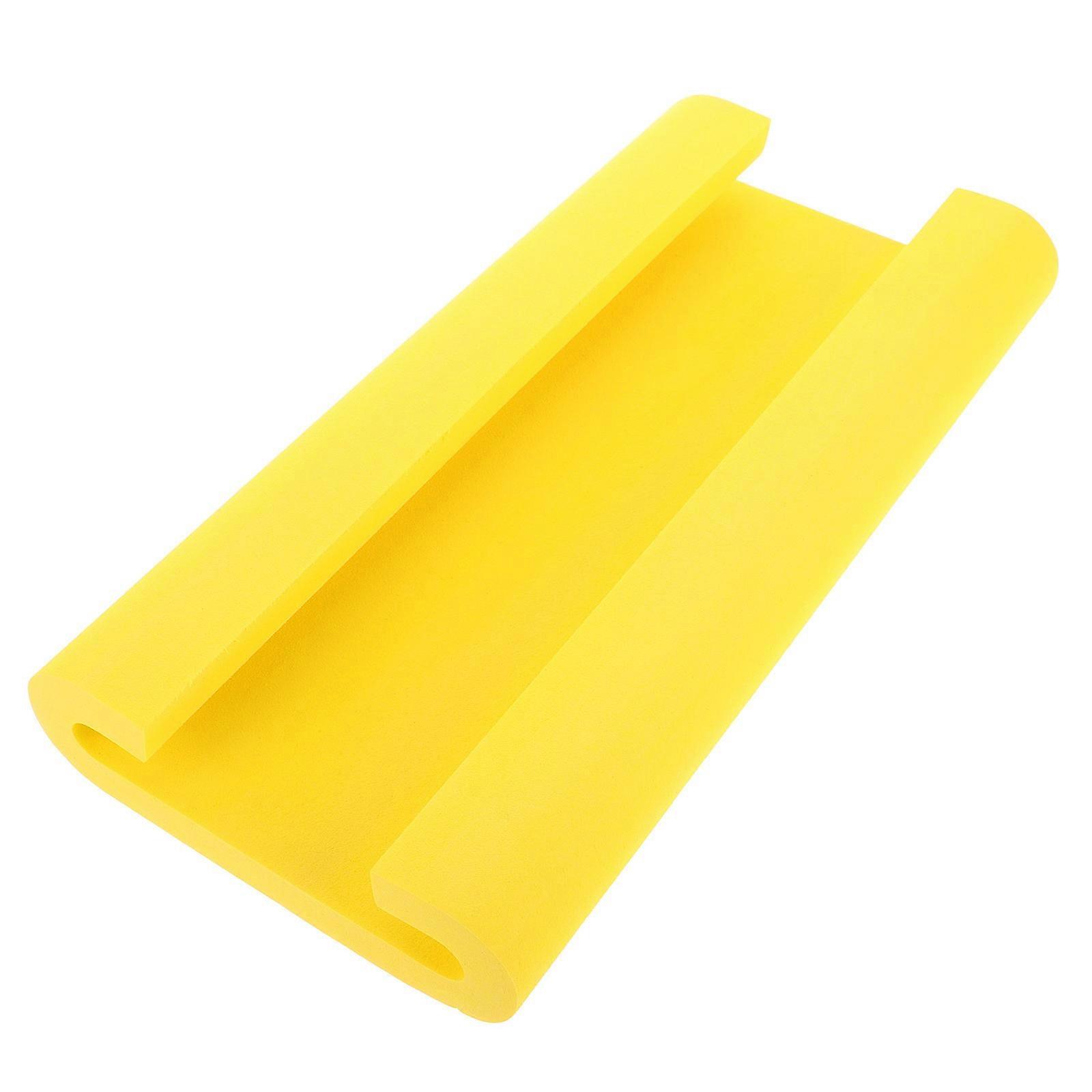 Yellow EVA Seat Cushion for Dragon Boat Races Lightweight Comfortable and Waterproof 7.8"x19.6"