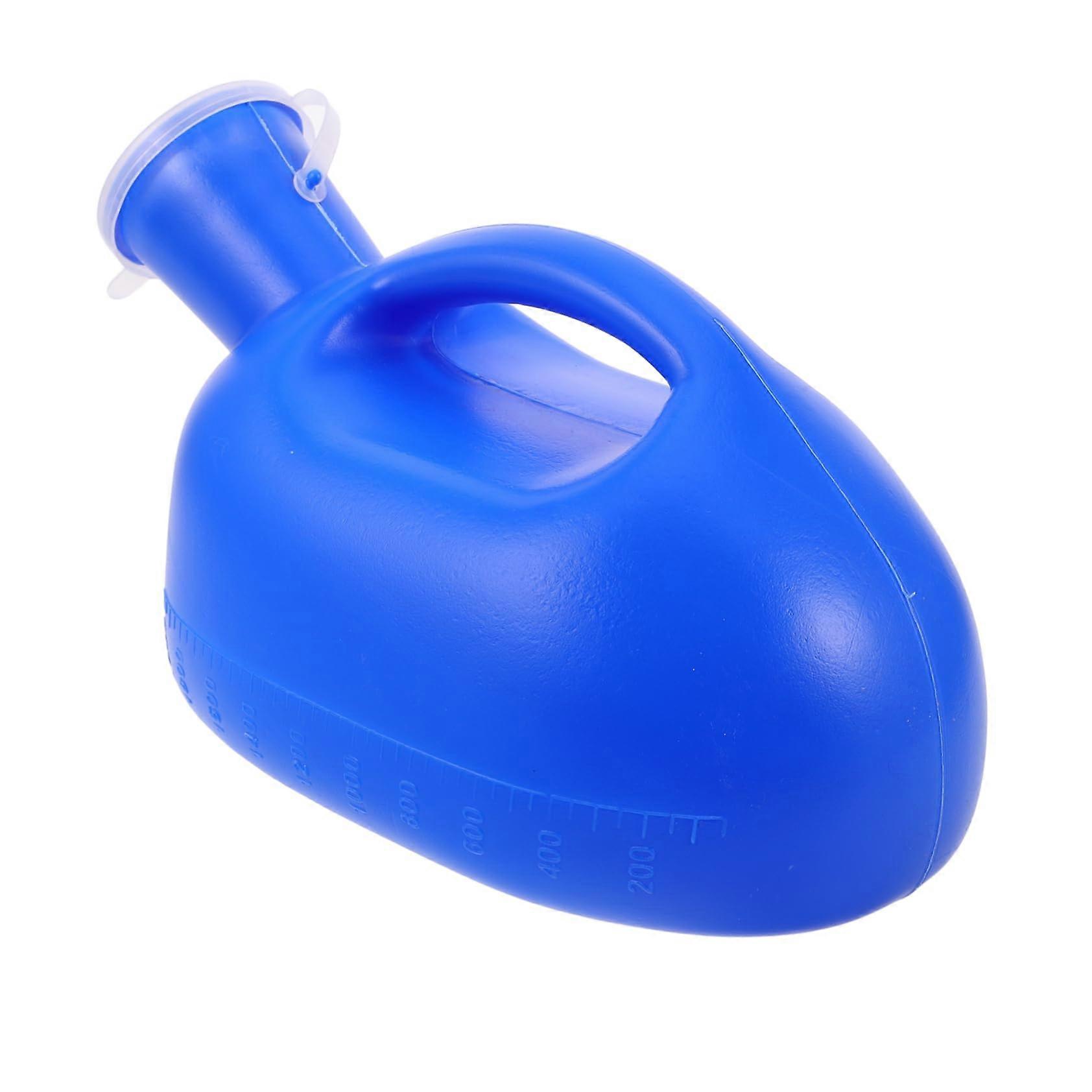 Men's Urinal Handheld Urinal Bottle for Men Leak-Proof Portable Pee Container Plastic Pink or Blue