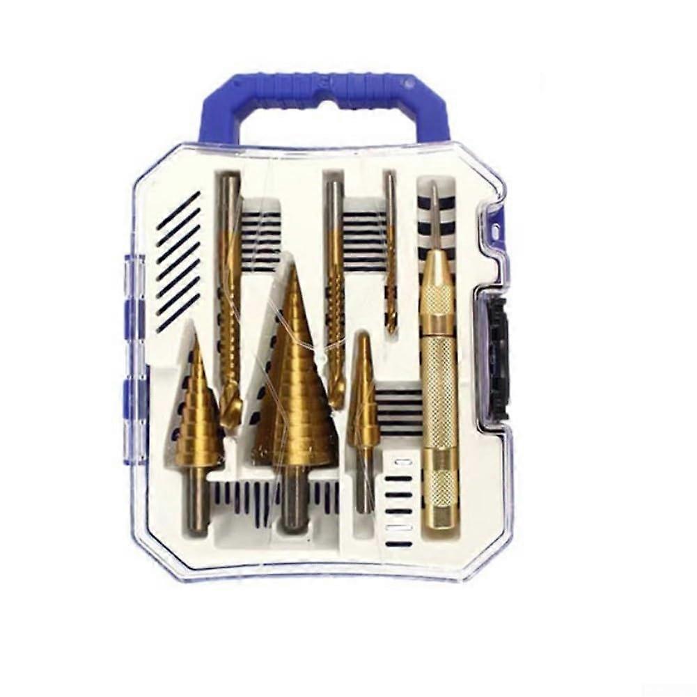 Titanium step drill set High-precision center punch  various materials