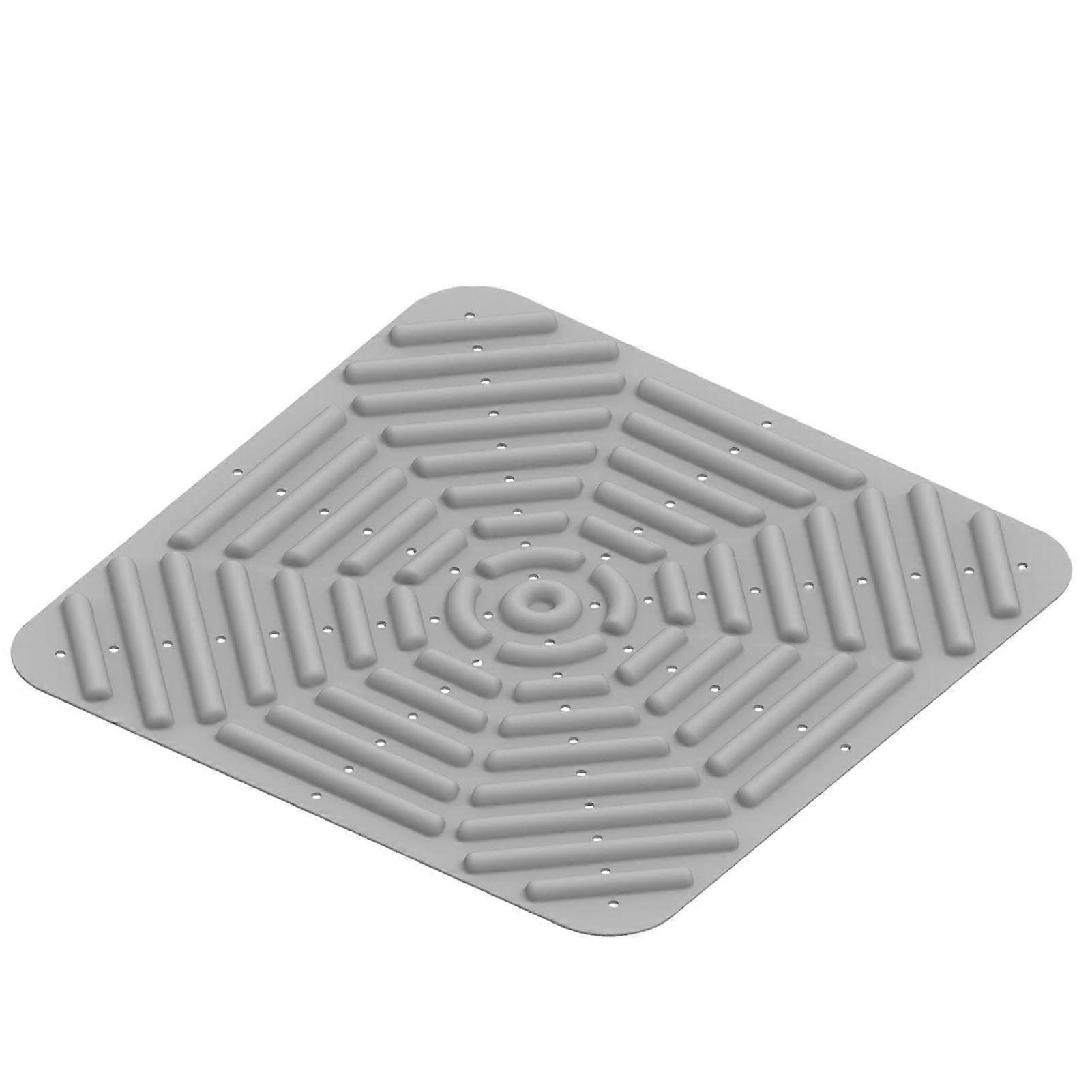 Laying hen nesting pad  Reusable chicken nest mat, Washable silicone coop mat, Gray