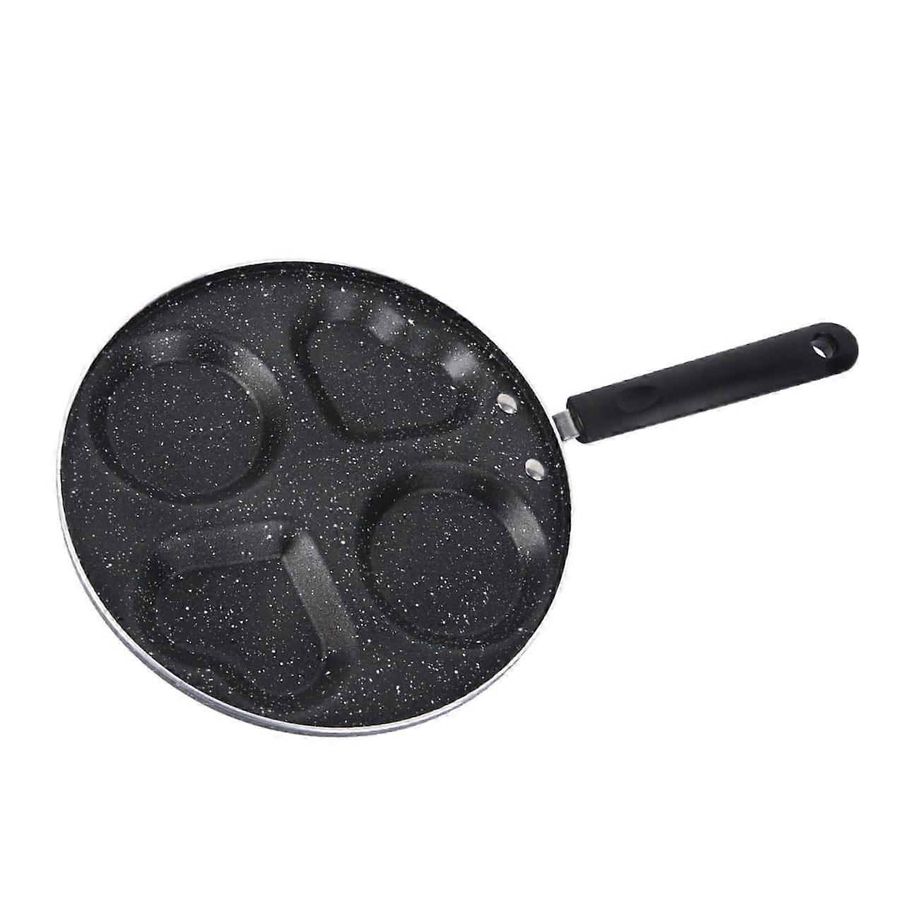 1Pc Non Stick Fried Egg Pan Multifunctional Cooking Pot for Breakfast for Omelettes Pancakes Heat Insulation Design for Home Kitchen