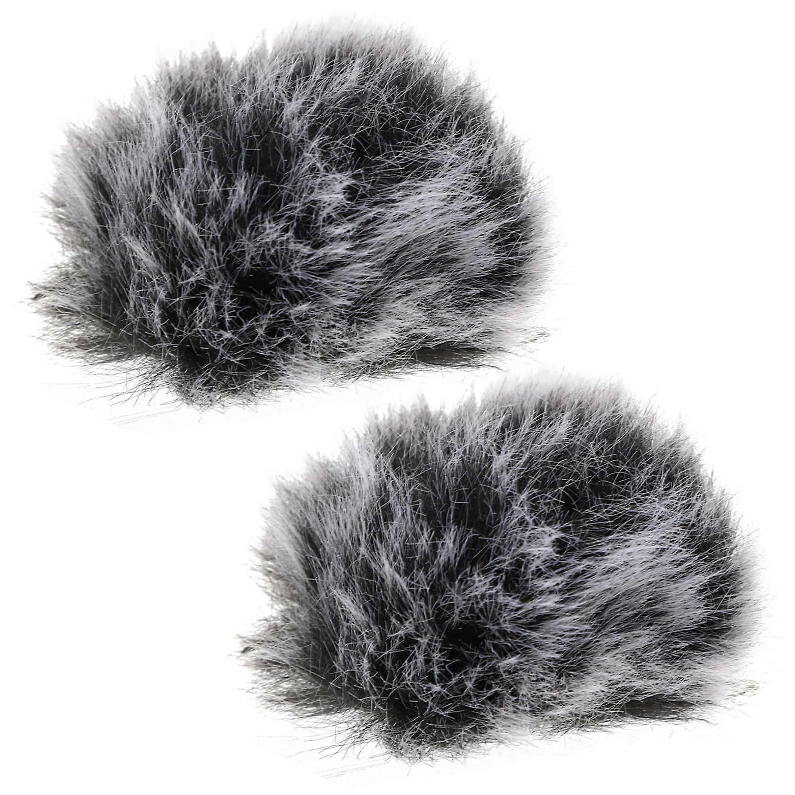 2 Pieces Microphone Cover, Noise Reduction Windshield for Lavalier Microphones, Suitable for Studio, Stage, and Recording, Durable and Elegant