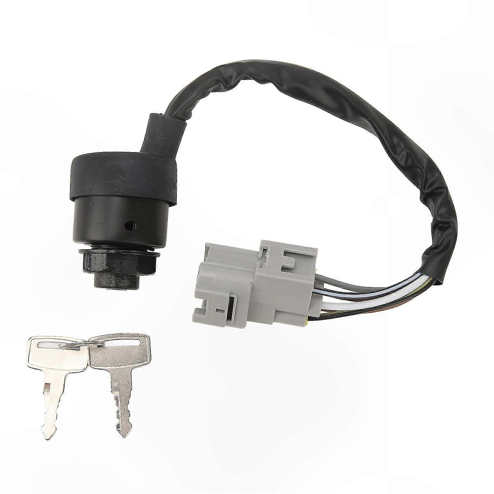 Durable Waterproof Ignition Key Switch for UTV ATV Utility Vehicles Replacement Part 27005-0036