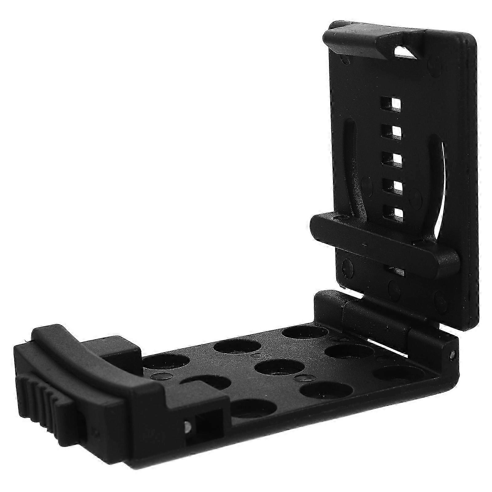 مشابك حزام للحافظات K مشبك الخصر متعدد الوظائف البقاء على قيد الحياة الصيد الخلفي المشبك حزام أداة صغيرة حامل أدوات التروس في الهواء الطلق أسود 1 عبوة 8.5X5 سم بلاك SZRH أ