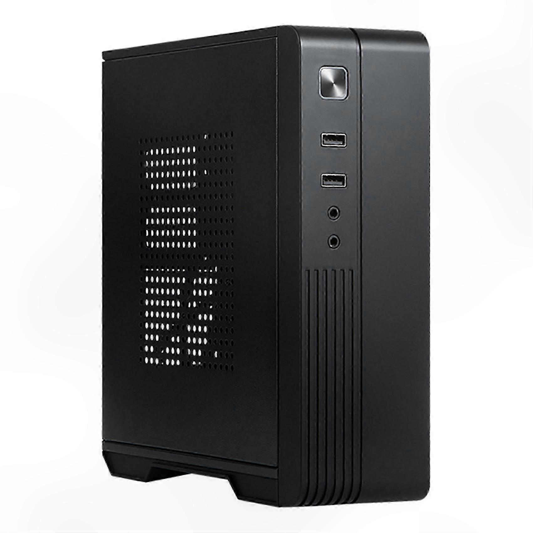 MX02 Mini ITX Computer Case HTPC Host Chassis USB2.0 ITX Enclosure Industrial Control Chassis for Office Business