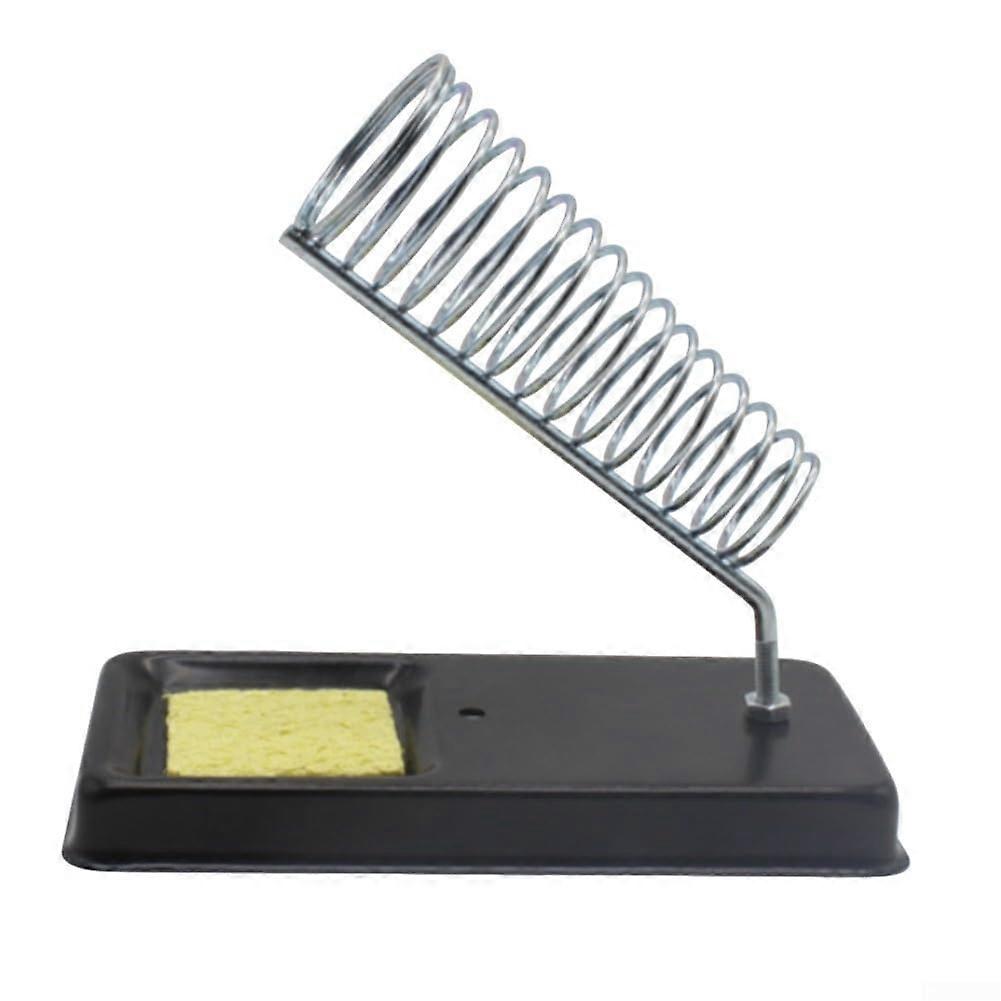 Metal Soldering Iron Stand Non Slip Base For Stability With Sponge Compatible With Electric Soldering Iron Handles