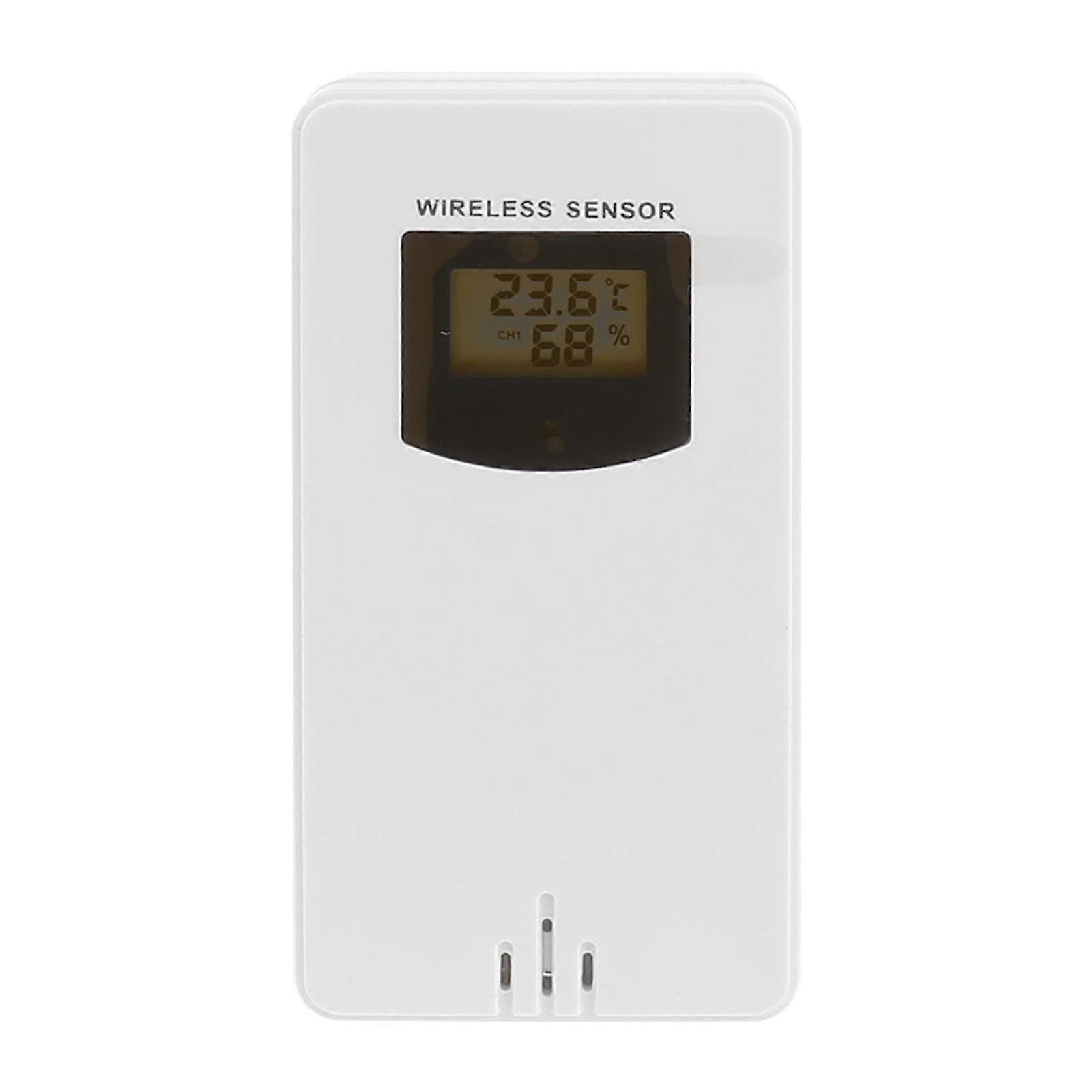 Outdoor Indoor Sensor Temperature Humidity Meter Wireless for Weather Station