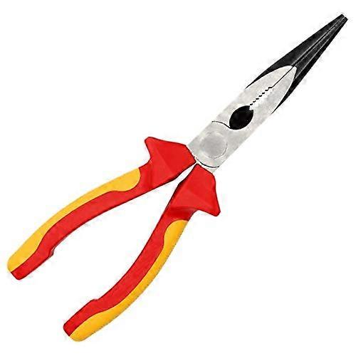 1000V x 6 Inch Precision Cable Cut Long Nose Pliers Insulated Diagonal Nose Pliers Model Insulation-A