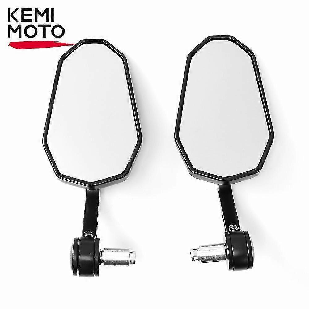 Motorcycle Bar End Mirror Side Rearview Mirrors CNC Aluminum Alloy ...