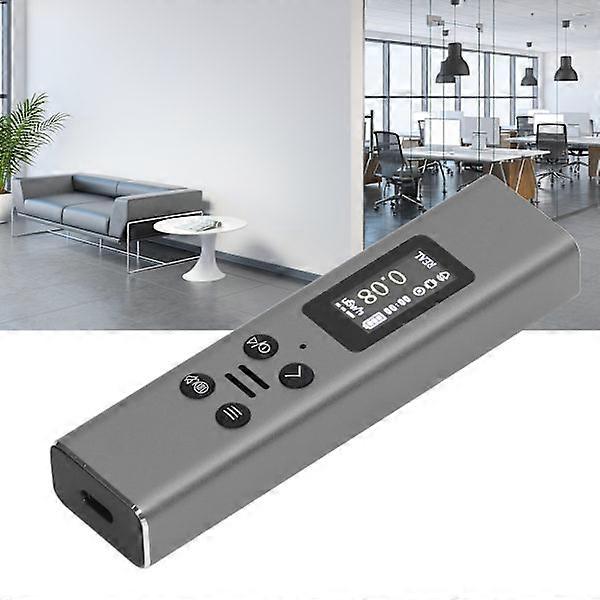 Geiger Counter USB Charging with TFT HD Screen 400mAh Nuclear Radiation Detector for Home Silver