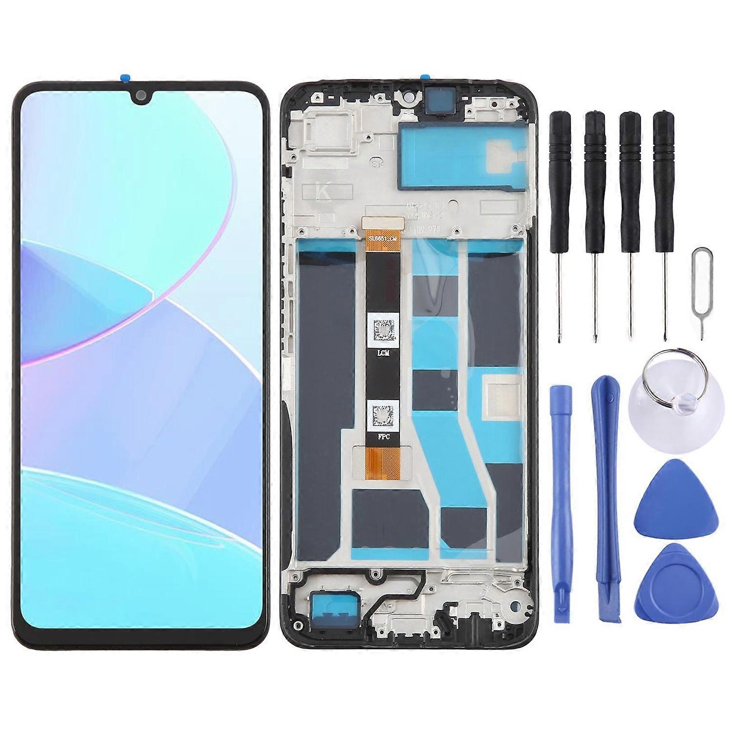 LCD Screen with Frame For Realme C53 India RMX3762