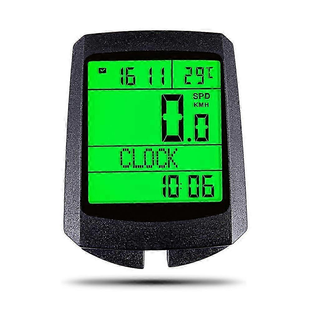 WEST BIKING Waterproof 5 Language Bicycle Wireless Computer Cycling Odometer MTB Bike Stopwatch LED Screen Digital Speedometer