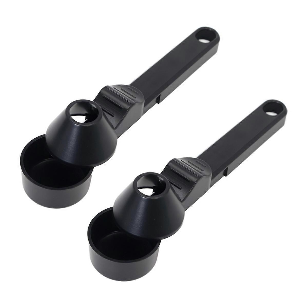 Coffee Scoop Funnel for Reusable K Cup Refillable Coffee Pods Coffee Measuring Spoon with Funnel for Ground Coffee 2PCS
