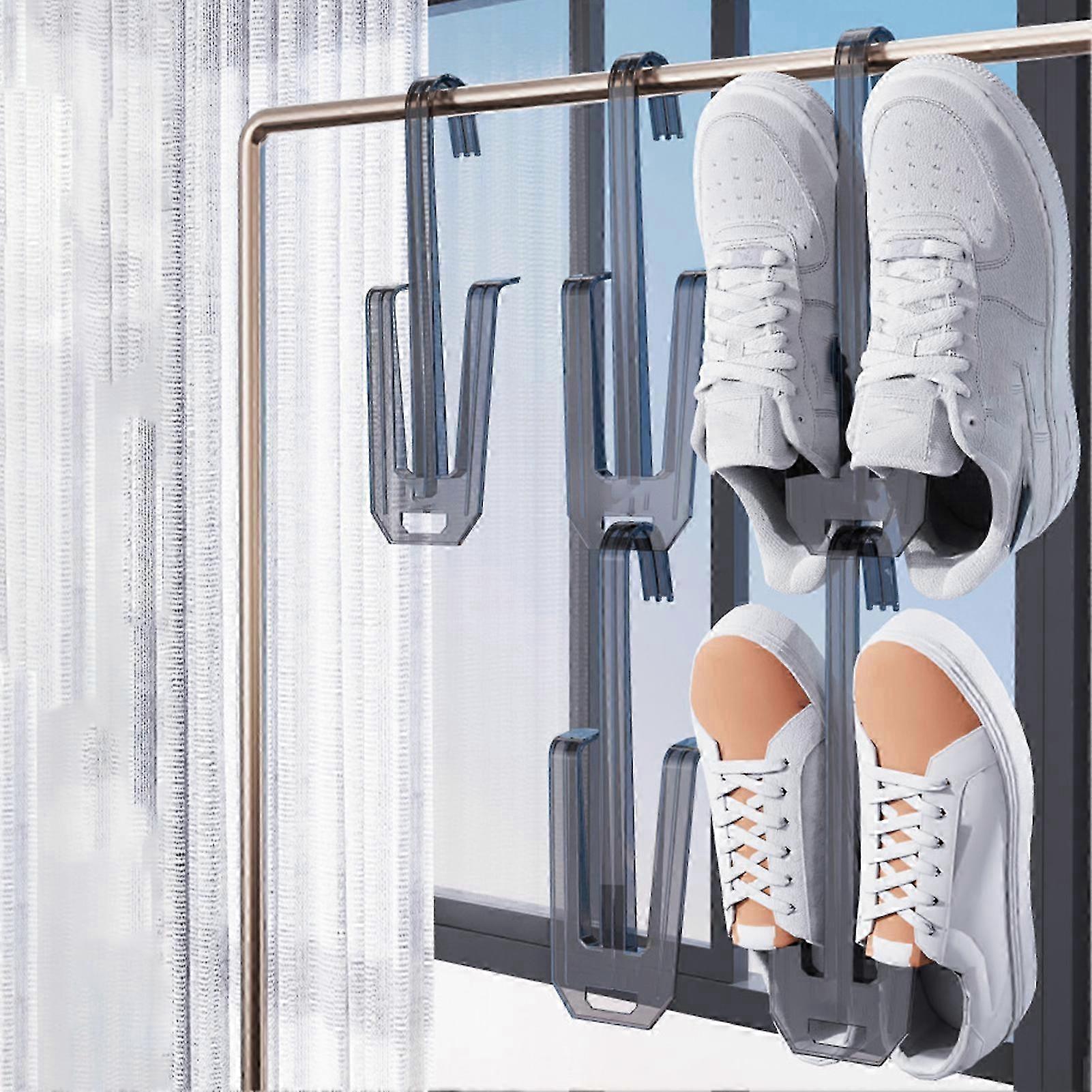 Suitable for Various Shoes, Space Saving Slipper Shoe Drying Rack Hooks