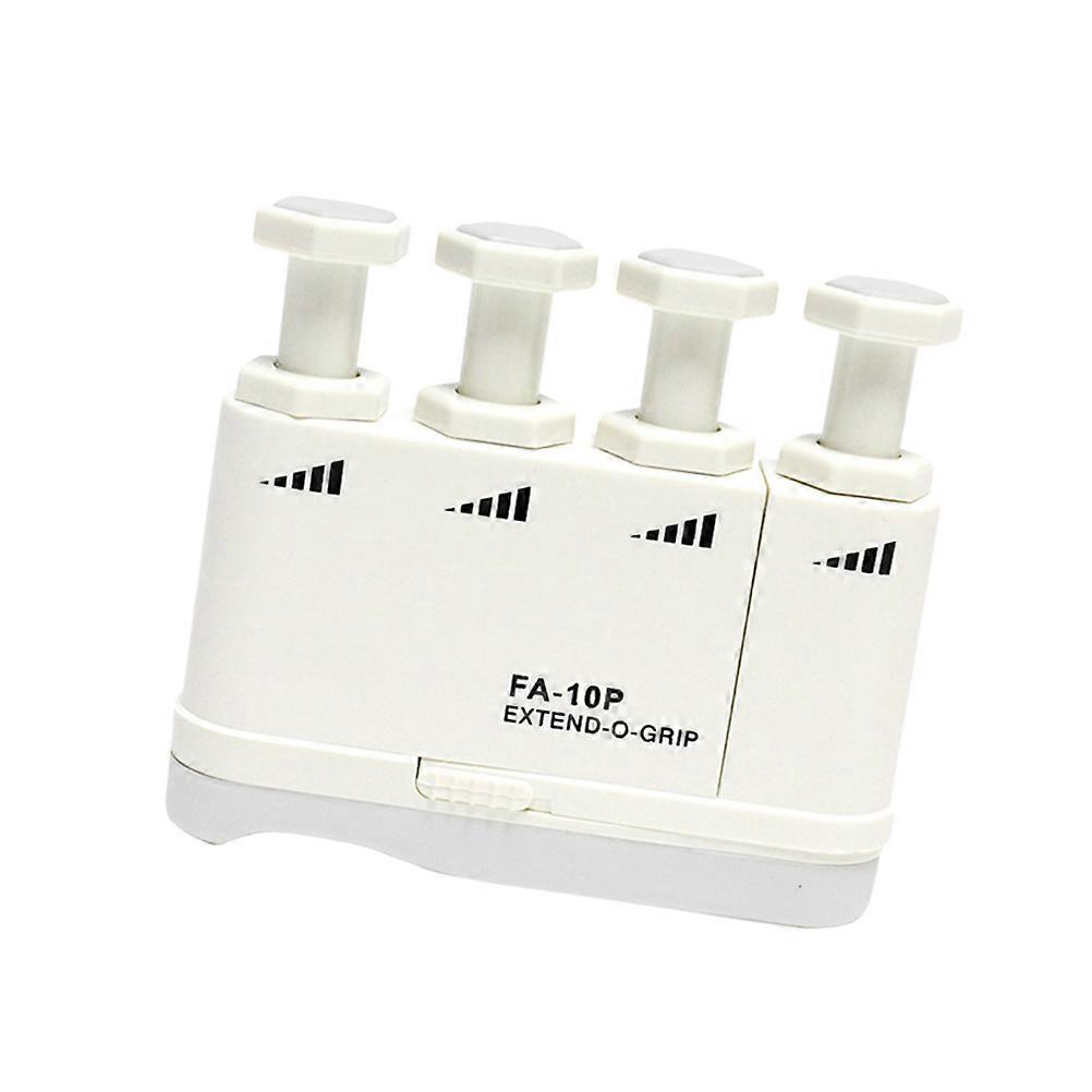 Portable Finger Tension Trainer for Music Practicing White Plastic ergonomic design strengthens