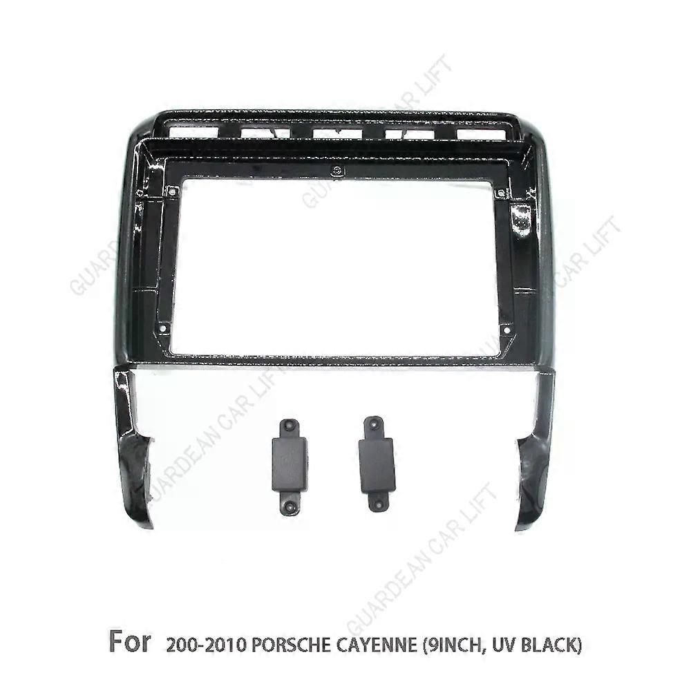 9Inch Car Radio Fascias For PORSCHE CAYENNE 2002-2010 Android Stereo Frame Player 2 Din Head Unit Panel Dash Trim With cable