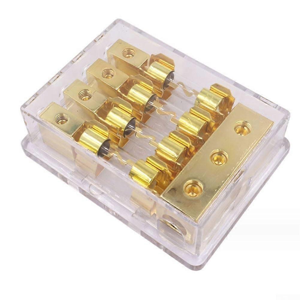AGU Fuse Holder Instrument Bracket With 60A Fuse For Vehicle Electrical Connections 1 To 4 Units