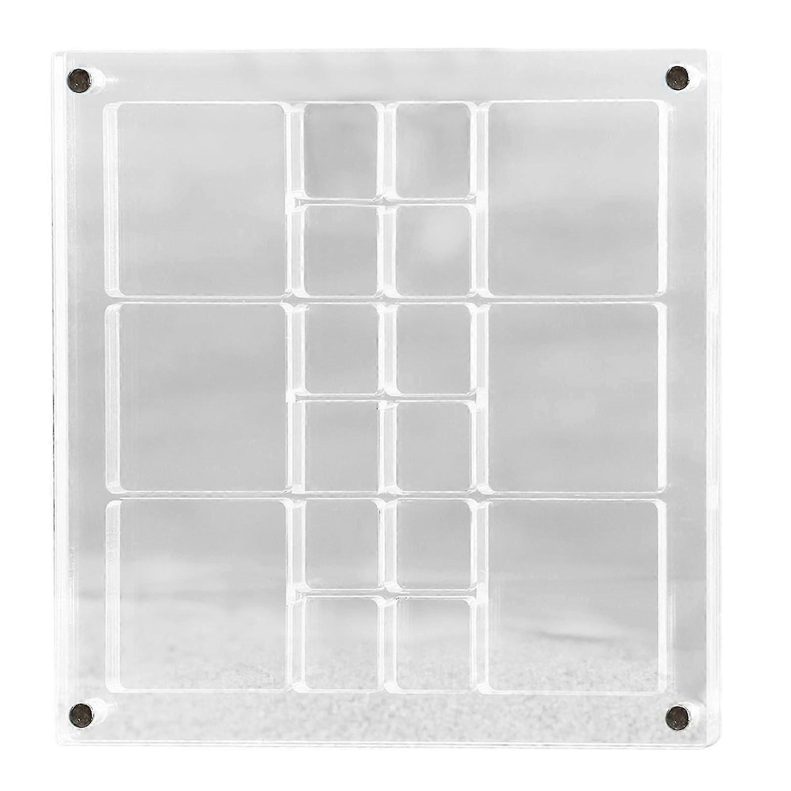Acrylic Magnetic Seashell Display Box Large Size Seashell Storage Box Multipurpose Small Craft Organisers
