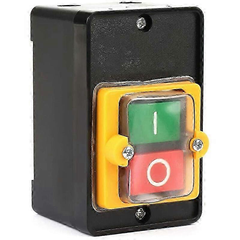 2025 Push Button Switch, AC 220V/380V 10A Waterproof Power Control Button Switch On Off Button Machine Tool Switch Machine Tool