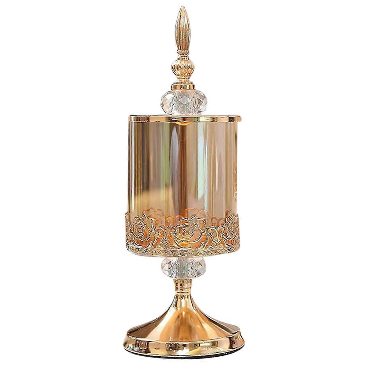 Light Luxury Crystal Glass Storage Jar