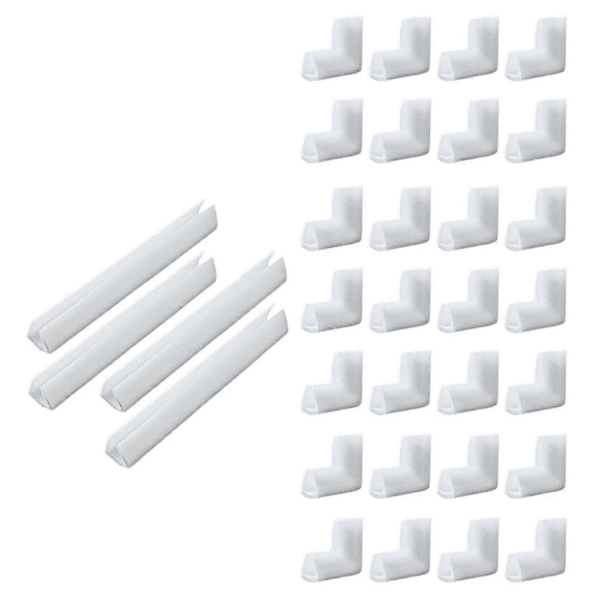32Pcs Picture Frame Foam Corner Protectors for Moving - U-Channel Foam Edge for Photo Mirror Art Fu