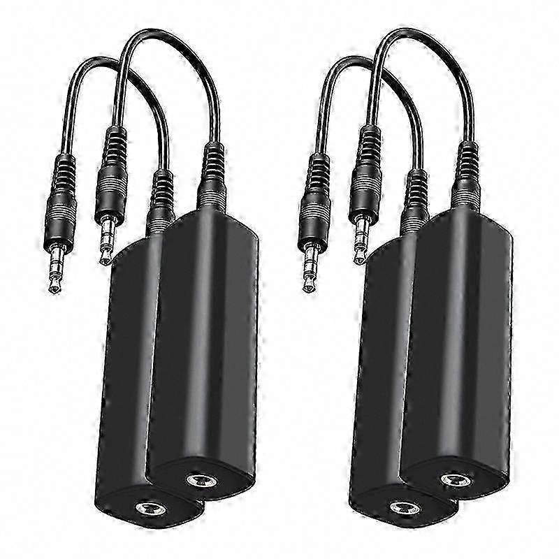 Ground Loop Isolator Noise Filter for Car Audio/Home Stereo, 3.5mm Audio Ground Loop Noise Eliminator A Edition 0627