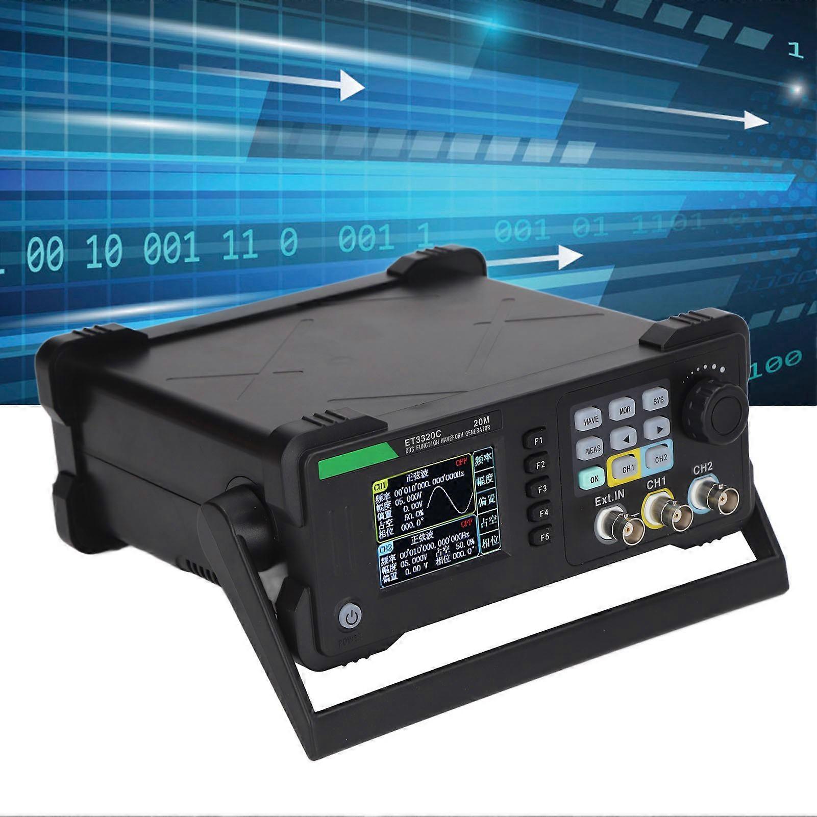 ET3320C 2-Channel Signal Generator 20MHz 2.4in TFT Color Display