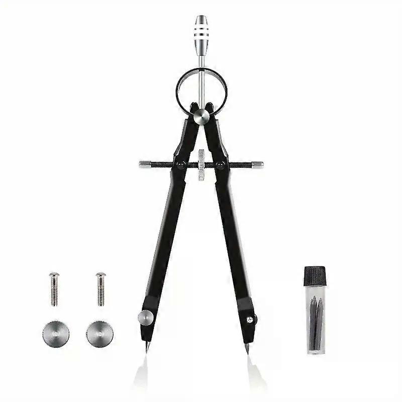 1PC Professional Compass Geometry Set with Lock Math and Precision Compass Metal and Durable for Solid and Plane Precis