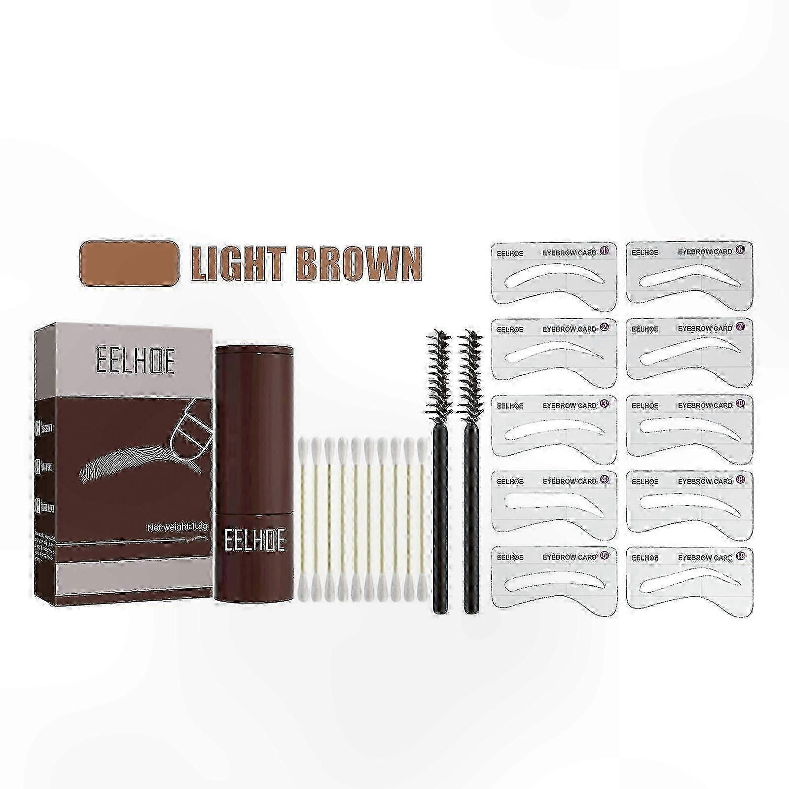 Lightweight Waterproof Eyebrow Gel with Natural Hairline Shadow Effect - Soft Shade