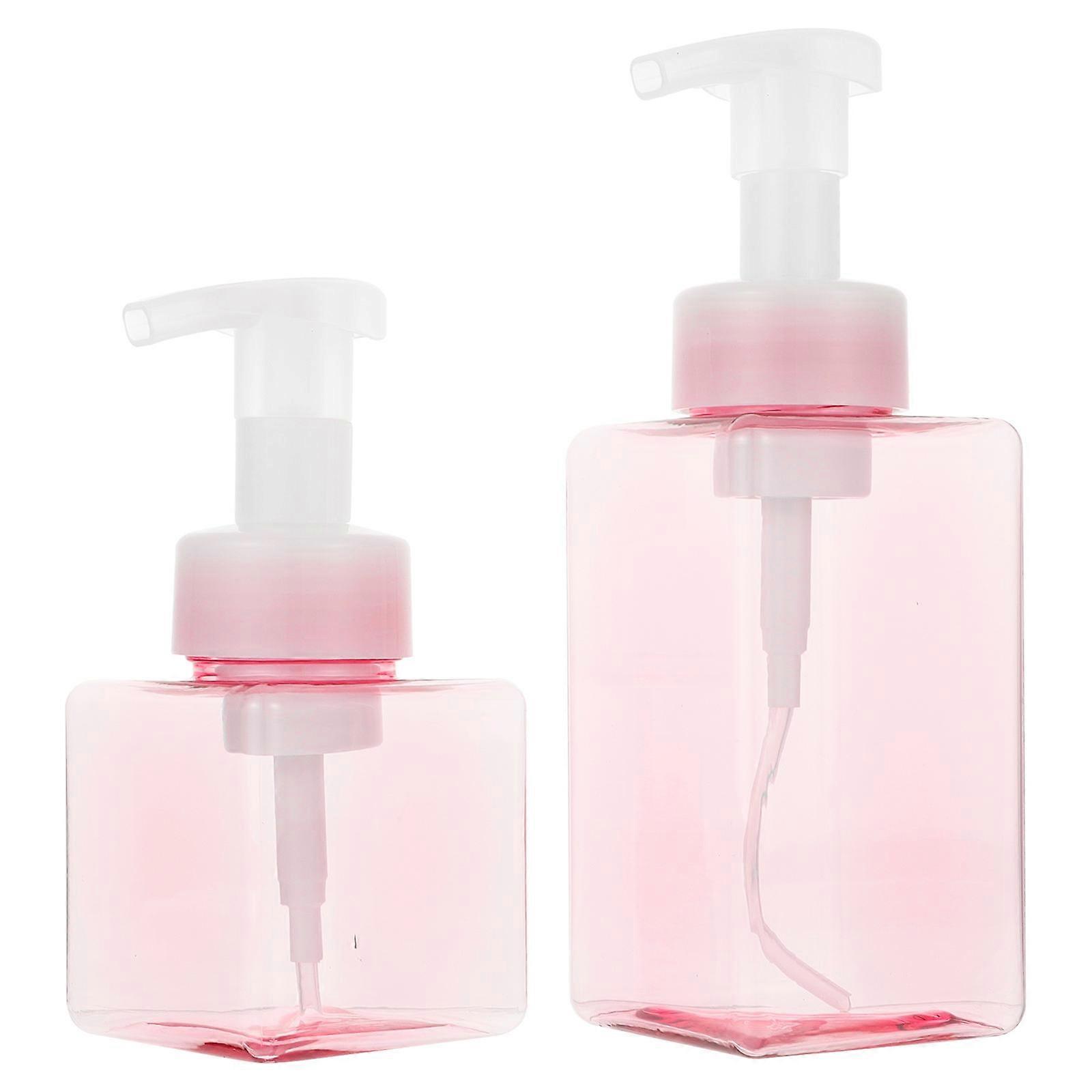 Plastic Bottles Travel Bottle for Mousse Dispensing 4Pcs Refillable Container