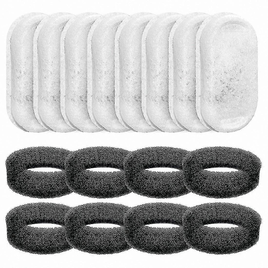 Adjustable Flow Replacement Filters for 108oz/3.2L and 67oz/2L Pet Water Fountains, Compatible with Cat