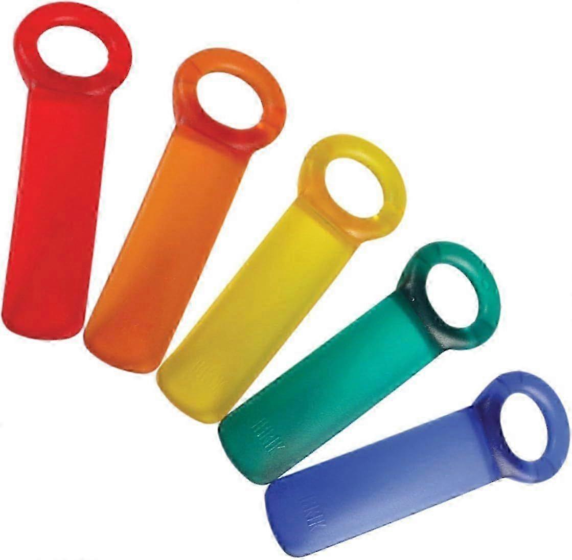 JarKey Jar Opener - Original JarPop! Assorted Colors, Easy Open Jar Tool