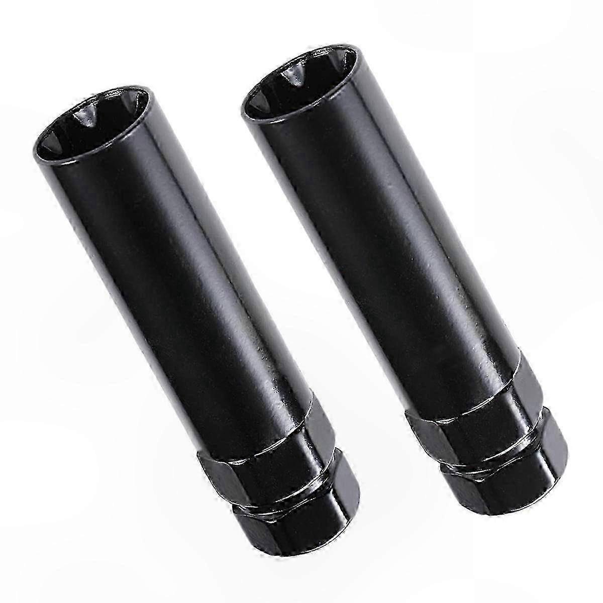 7 Spline Lug Nut Key Socket Wrench for 14x1.5 & 14x2.0 Aftermarket Replacement