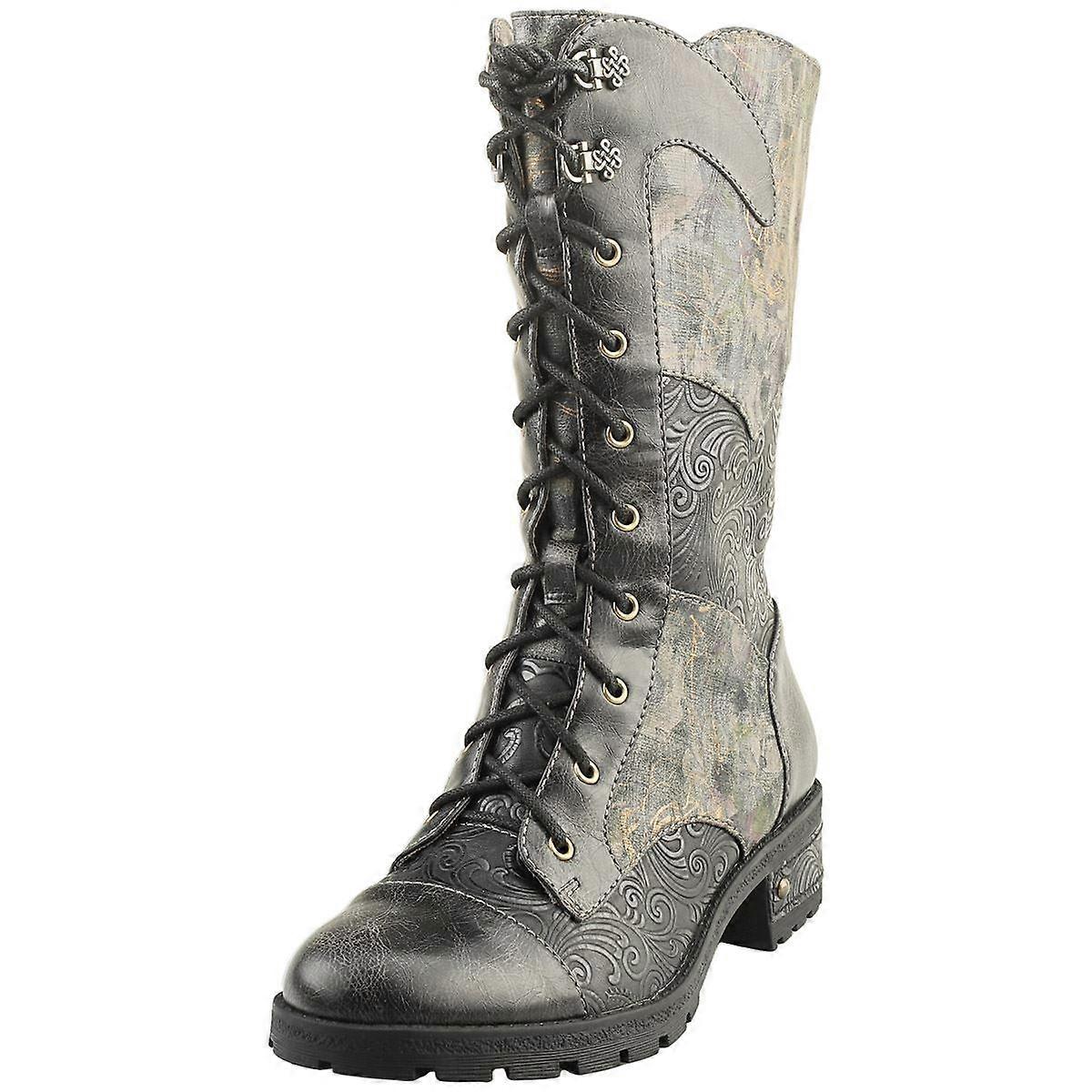 Laura Vita Ncorail 85 Zip Womens Ankle Boots in Black