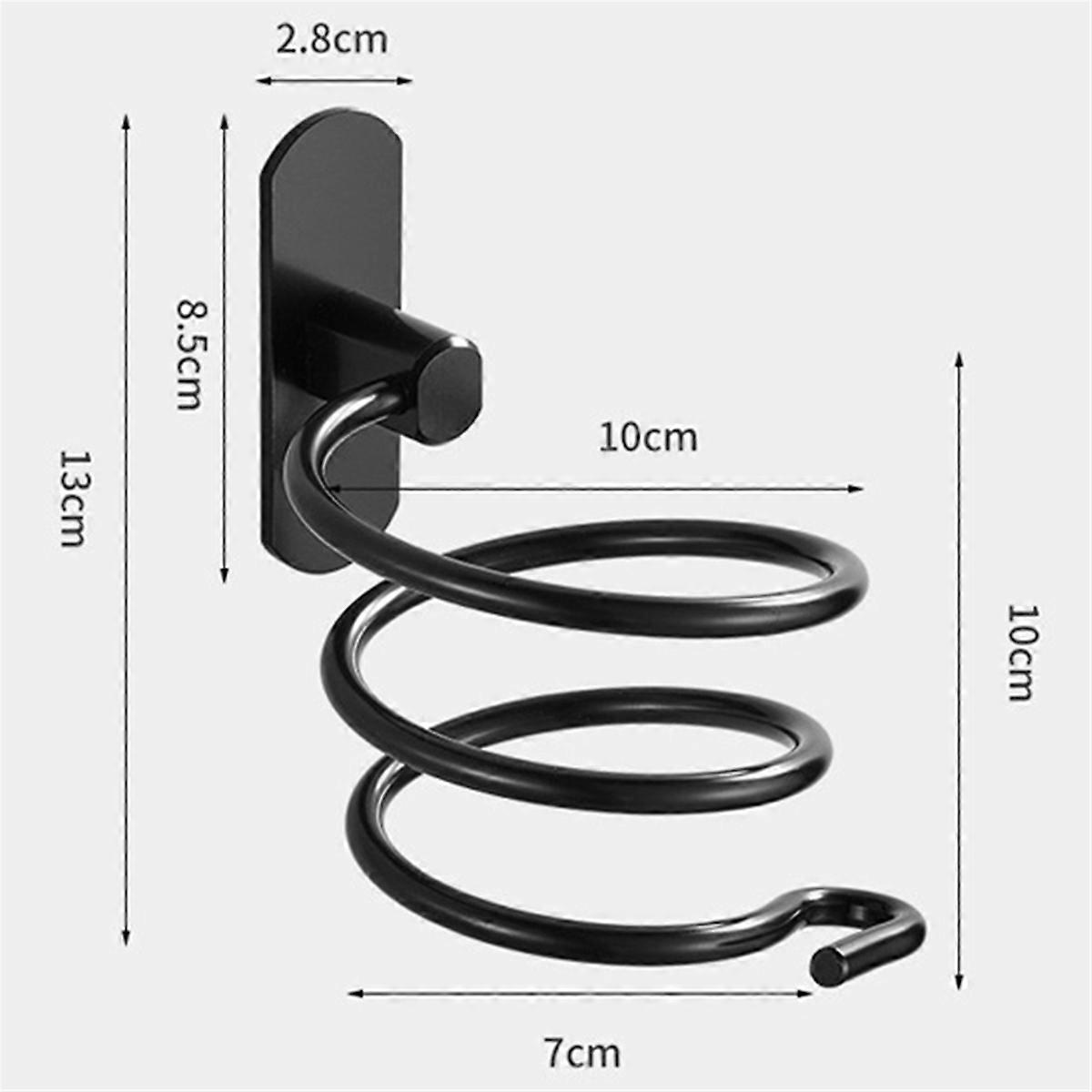 Wall Mounted Hair Dryer Holder gold