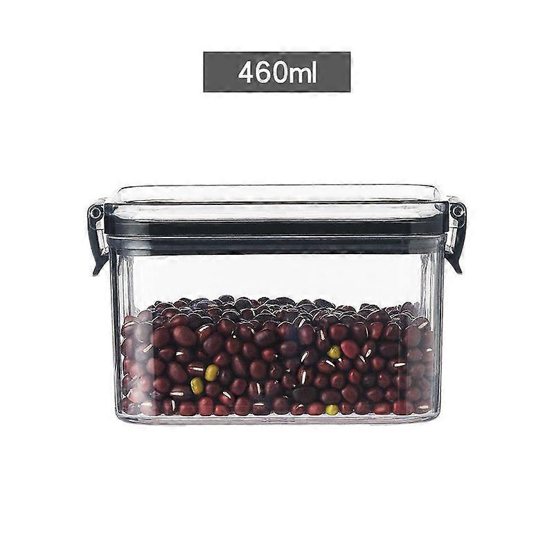 460ML square transparent sealed storage tank