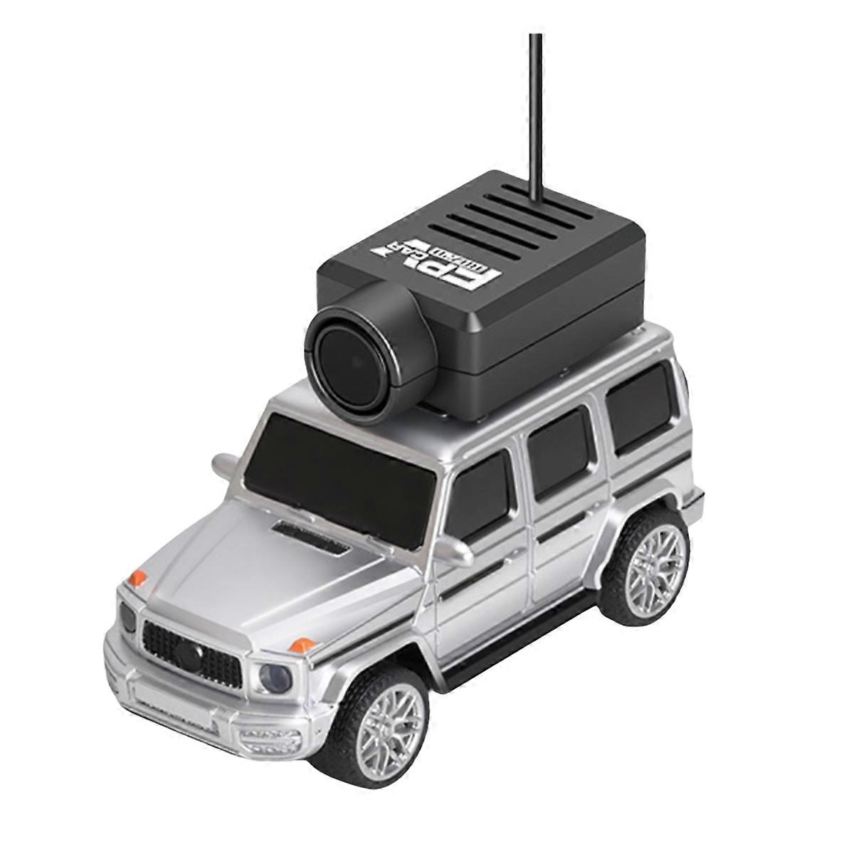 1:64 RC Car 6406 FPV Mini Racing Car VTX Camera App Control Silver