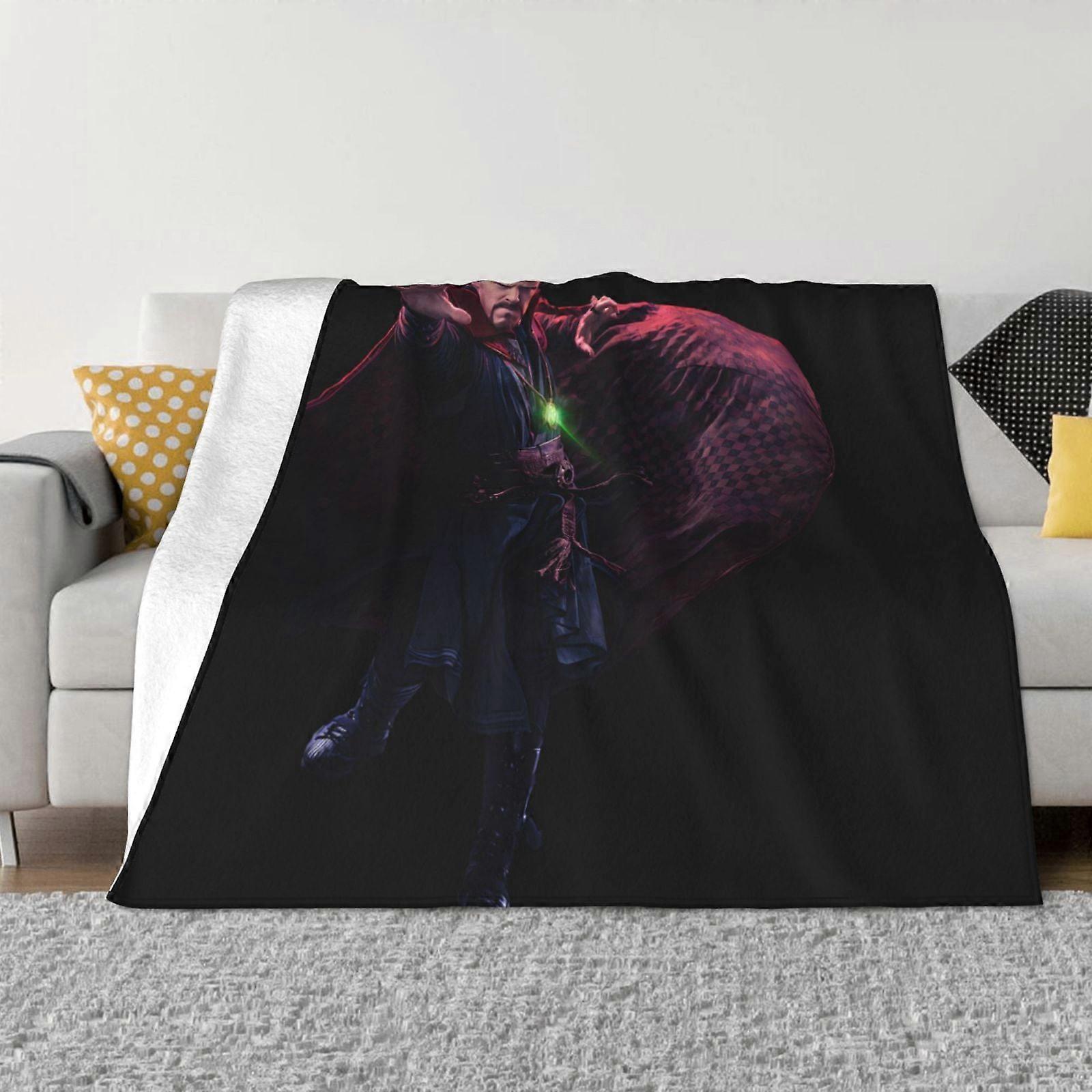 Doctor Strange Throw Blank Couverture Micro Douce Chaude Pour Canapé De Lit Salon Micro Douce Couverture Polaire Ultra-Douce