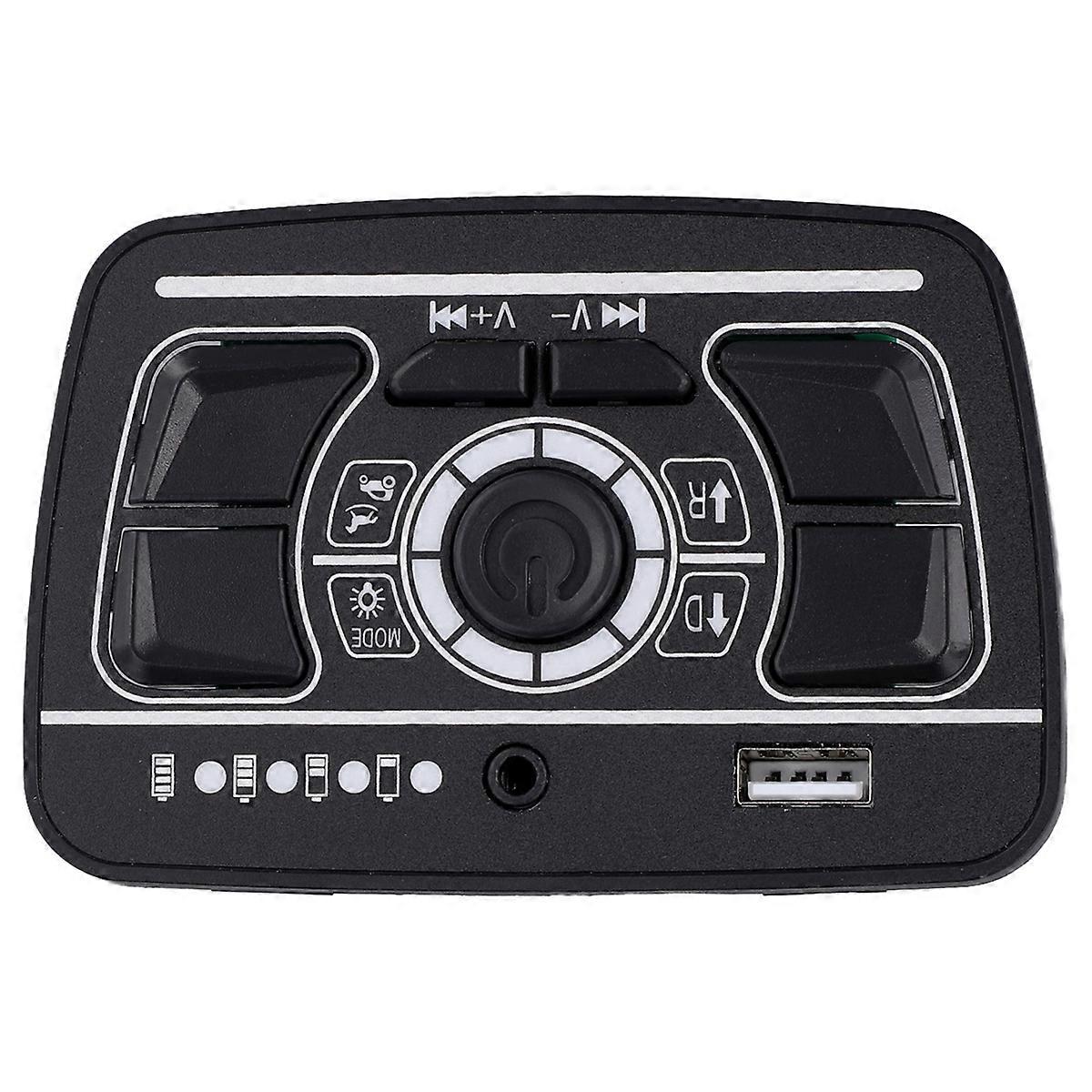 Children'S Electric Car Central Control Panel Multi Functional Bluetooth Music Power Monitor Style 2