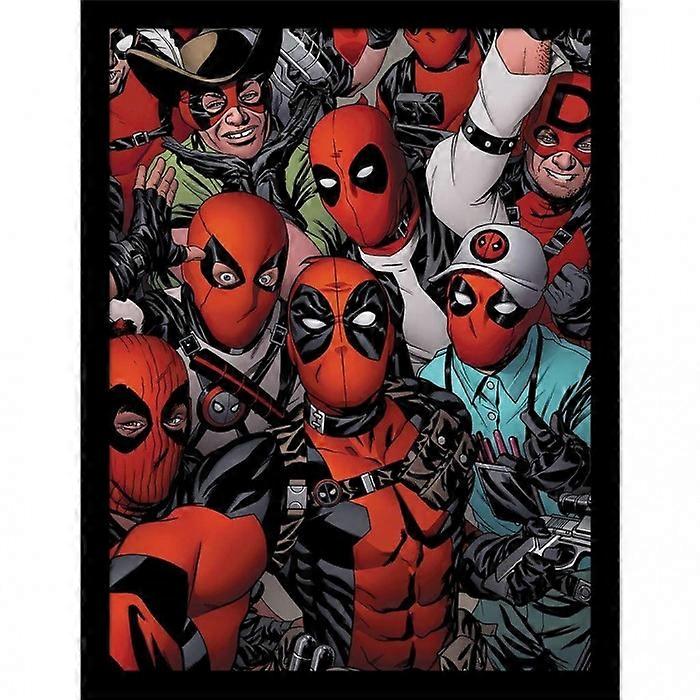 Deadpool Selfie Framed Poster