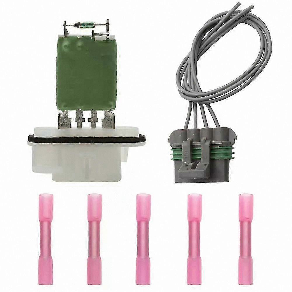 Blower Motor Resistor with Wiring Harness for 2004-2012 Chevy Colorado GMC Canyon Isuzu I-280 Heater System Replacement Component
