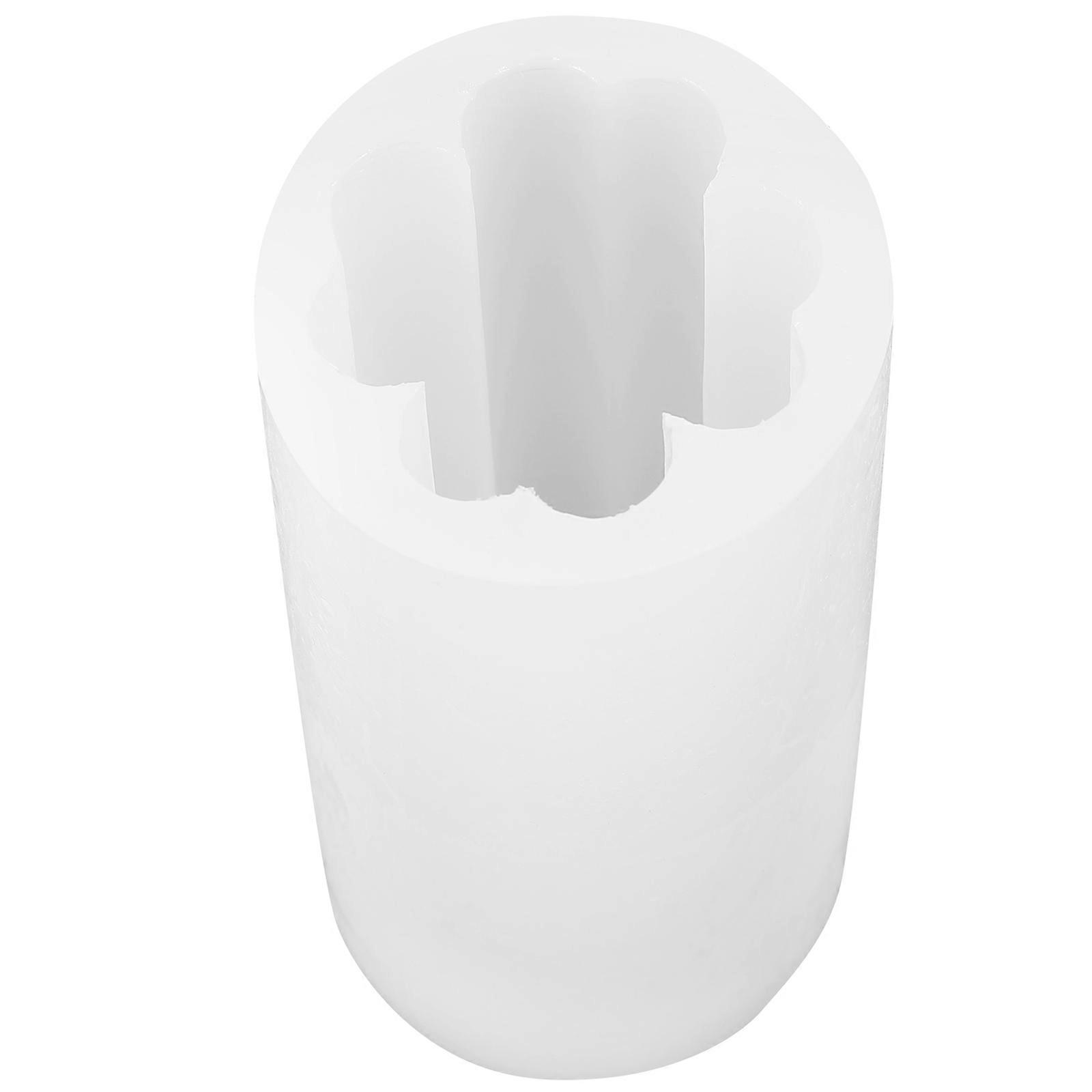 Shape Candle Mold Silicone Mold for DIY 3Pcs Pillar Candle Making