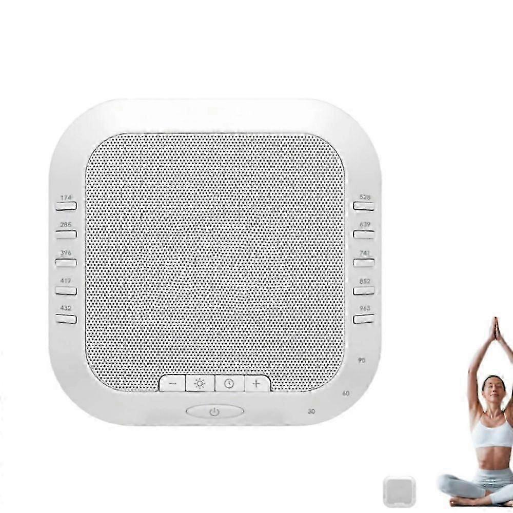 Ora Sound Machine com frequências de solfejo e ruído branco para relaxamento