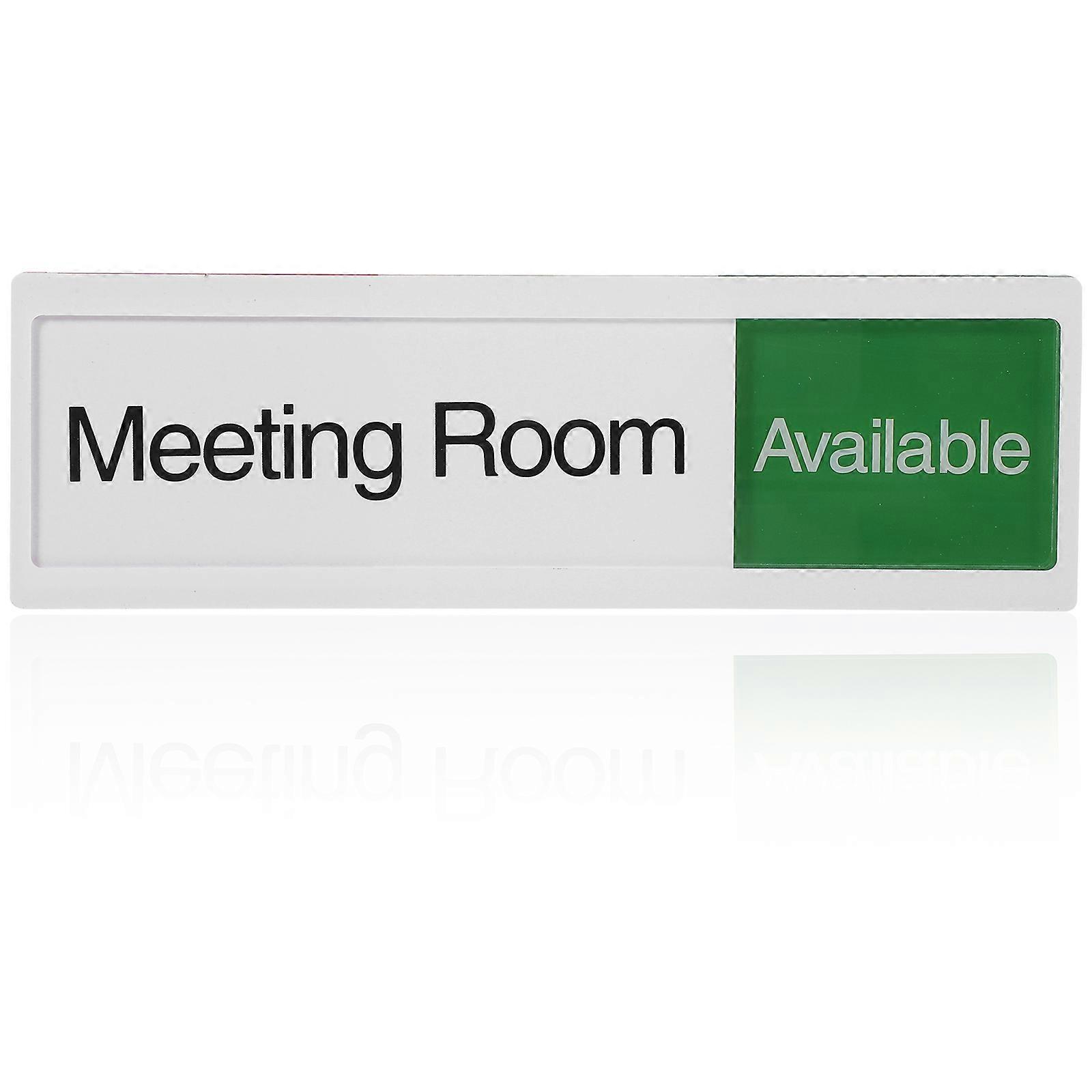 Acrylic Privacy Door Sign for Conference Room Use 5Pcs Set
