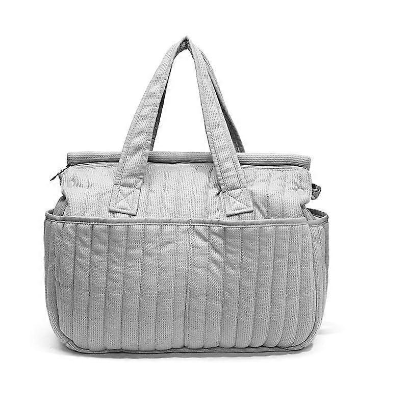 Stroller Bag Large Capacity Diaper Organizer Strollers Maternity Pack Grey Nappy Messenger Travel Tote