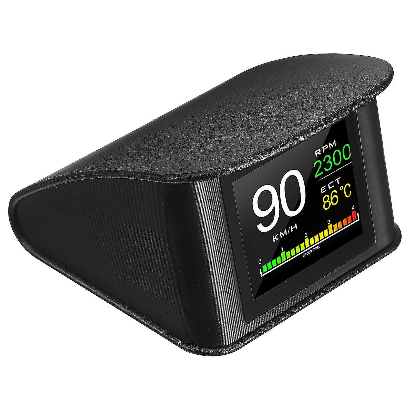 Driving Information Display 3Pcs Portable Car Display With Modern Look Assorted Color For Vehicle Dashboard Usage